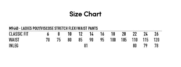 ETC Stretch Flexi Waist Pants